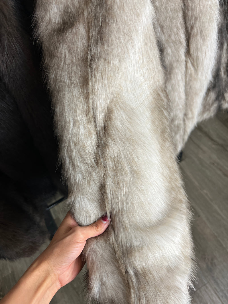 Faux fur coat
