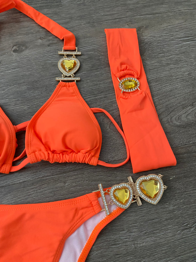 Miss Maldives 3 piece bikini set