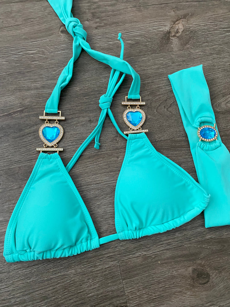 Miss Maldives 3 piece bikini set