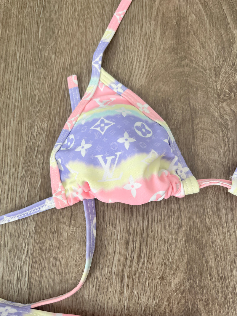 Multi colour bikini