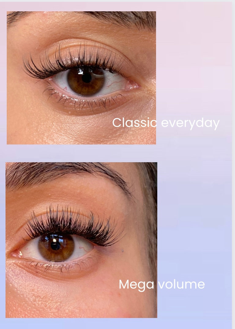 Classic eyelash cluster (tray only)